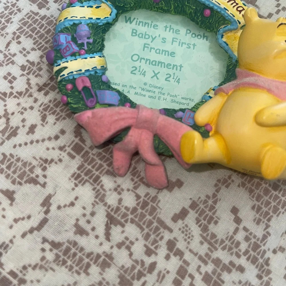 NWT Vintage Winnie the Pooh Baby's First Christmas Ornament